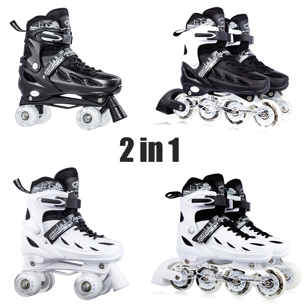 Fashion Adjustable 2 in 1 kids Inline Skates Roller skate manufacturers