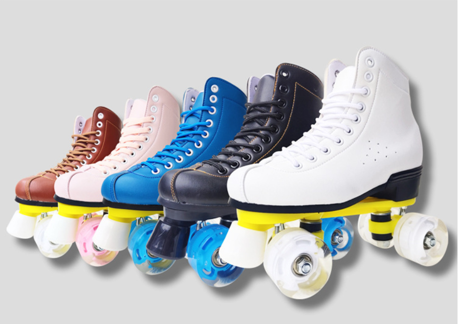 Flash wholesale four roller skates double row skates Roller skate