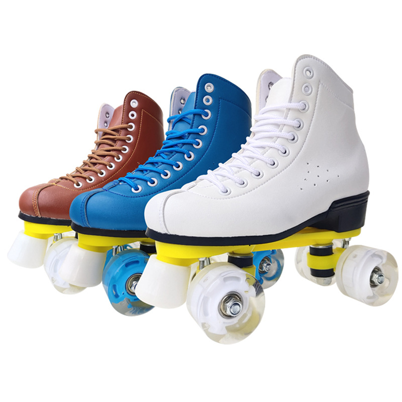 Flash wholesale four roller skates double row skates Roller skate