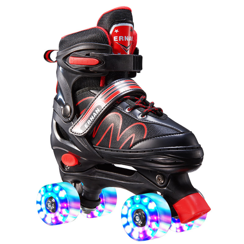 Factory direct double row roller skates four roller skates Roller