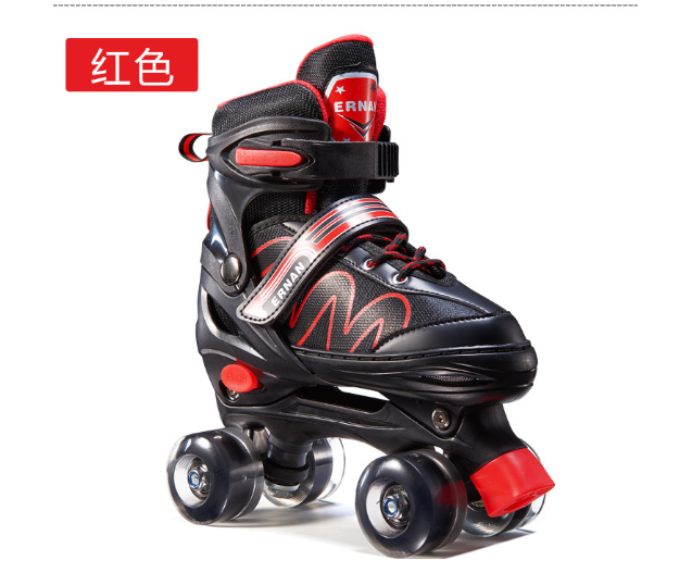 Factory direct double row roller skates four roller skates Roller