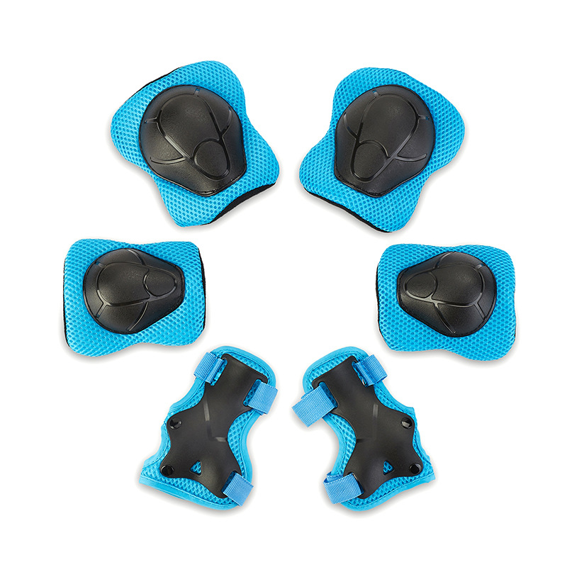 Sixpiece thickened children's skateboard sports protective gear
