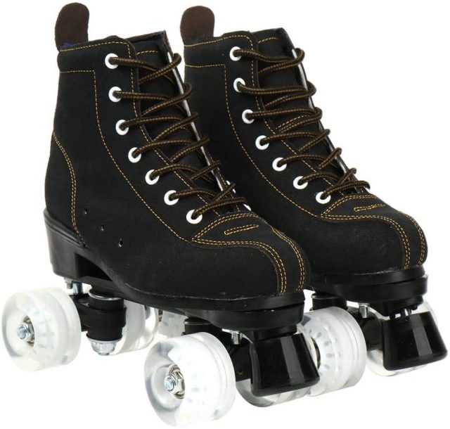 Cowhide Roller Skates For Women And Men (6)